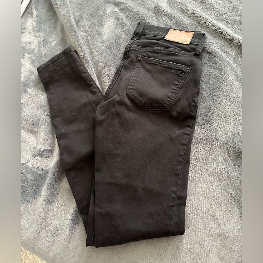 Madewell Black 8” Skinny Jean (Tall Length)